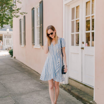 Striped Ruffle Dress